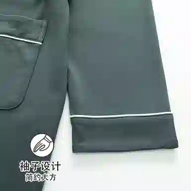 欧迪芬 简约时尚亲肤透气舒适便利不易掉色睡袍 男款