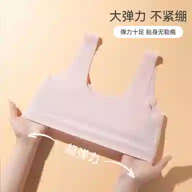 欧迪芬 冰丝轻薄透气柔软亲肤青少年发育内衣宽肩带弹力大无痕清凉感夏季文胸 女款