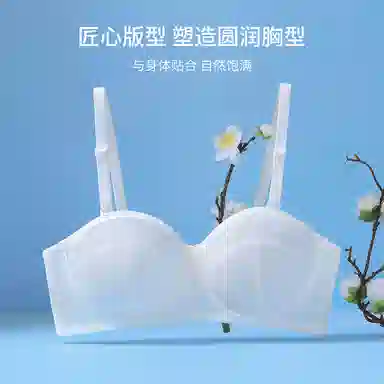 欧迪芬 聚拢无痕侧收副乳轻薄透气文胸 女款