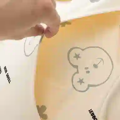 欧迪芬 带胸垫翻领可爱舒适简约长袖上衣休闲家居服长裤睡衣套装 女款 杏色