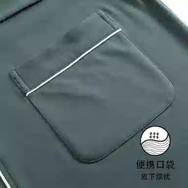 欧迪芬 简约时尚亲肤透气舒适便利不易掉色睡袍 男款