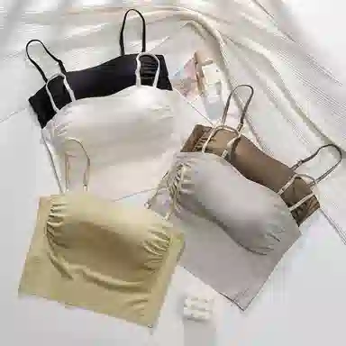 欧迪芬 舒适聚拢透气美背无痕带胸垫一体式背心 女款