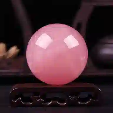 谧月珠宝 五行平衡净化磁场十二星座天秤金牛摩羯守护招桃花爱情运来 好运 粉水晶 摆件 男女同款情侣款