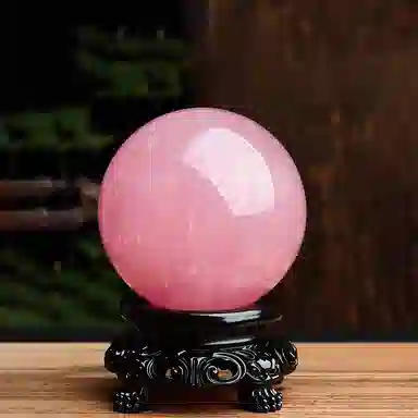 谧月珠宝 五行平衡净化磁场十二星座天秤金牛摩羯守护招桃花爱情运来 好运 粉水晶 摆件 男女同款情侣款