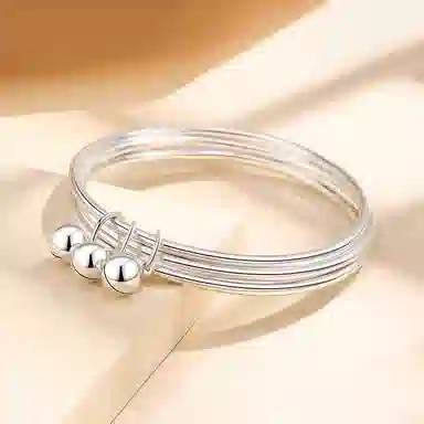 谧月珠宝 新中式国风三生三世系列  浪漫轻奢显年轻高级小众 日常通勤时尚 合金 手镯 男女同款情侣款