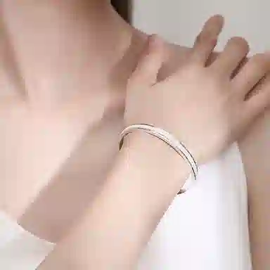 谧月珠宝 小众设计感高级感爱如初见 闪耀银河简约大气满天星显白冷淡 合金 手镯 女款