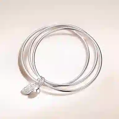 谧月珠宝 如意铃三生三世小众高级感福气招财 精致铃铛灵动小众设计高级感福气招财纳福 小众设计 合金 手镯 女款