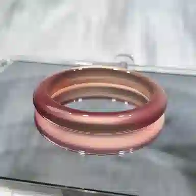 谧月珠宝 干枯玫瑰色小众古香古色显白水润新中式国潮 搭配汉服旗袍显白轻奢通勤小众设计温柔 玛瑙 玉石手镯 女款