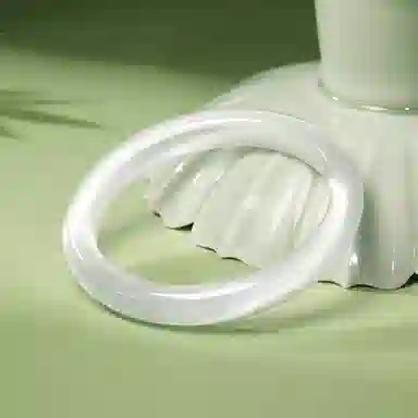 谧月珠宝 贵妃镯新中式国潮国风一步一响公主请发财优雅显白汉服旗袍复古精致时尚百搭轻奢高级感好运 玻璃猫眼 手镯 男女同款情侣款