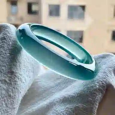 谧月珠宝 清冷新中式国潮国风古典雅致大气轻奢通勤 古韵显白高级清冷感小众设计汉服旗袍圆条 玛瑙 玉石手镯 女款