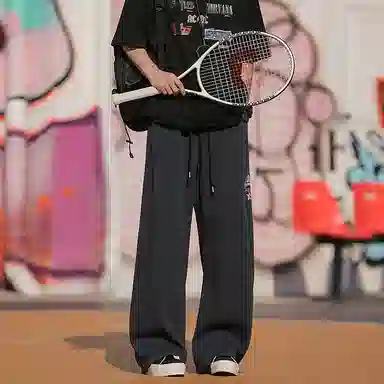 徐太浪 美式弯刀裤宽松百搭垂感舒适柔软亲肤休闲裤 男女同款