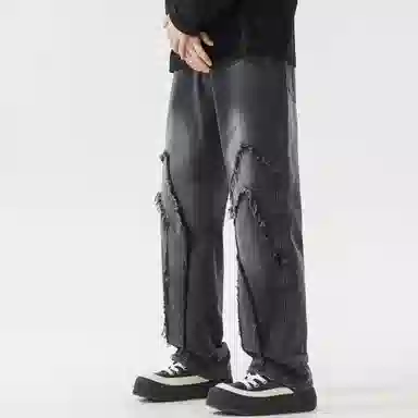 Xu Tailang Vintage Washed Denim Jeans