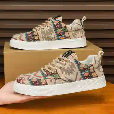 时尚百搭 日常通勤 防滑透气 低帮 板鞋 男款