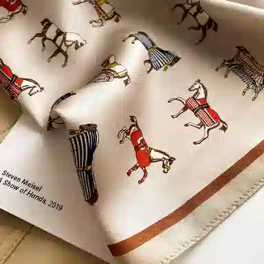 纳兰杜 优雅气质百搭高级感时尚通勤法式 桑蚕丝 丝巾 女款