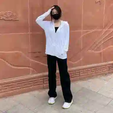 八哥 户外日常通勤纯色简约基础款冰丝速干凉感透气弹力防紫外线休闲宽松钓鱼骑行跑步登山防紫外线外套连帽防晒服 男女同款