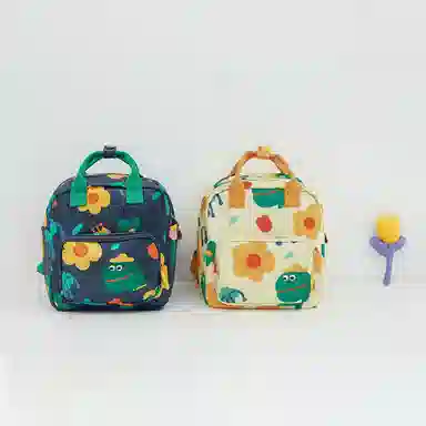 云朵工厂 花学家印花 涤纶 双肩包 男女同款情侣款