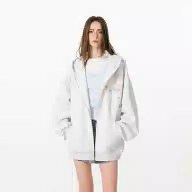 FORNINES Embroidered Hoodie Jacket