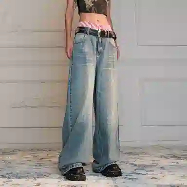 FORNINES Cleanfit Baggy Jeans