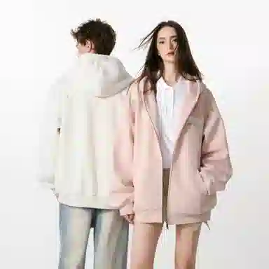 FORNINES Embroidered Hoodie Jacket