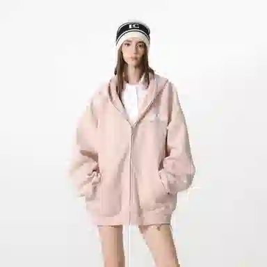 FORNINES Embroidered Hoodie Jacket