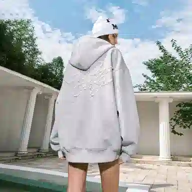 FORNINES Embroidered Hoodie