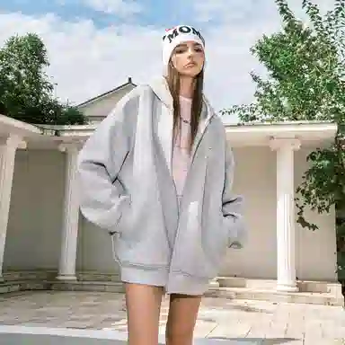 FORNINES Embroidered Hoodie