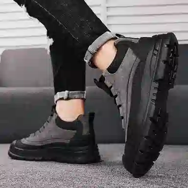 公牛魅力 耐磨保暖 加绒户外运动 雪地靴 男款