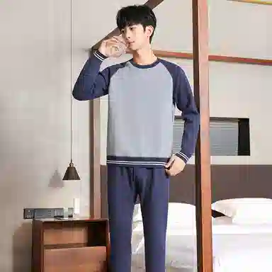 贴身领域 加绒加厚内衣防寒可外穿打底保暖套装 男款