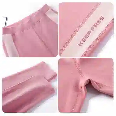 贴身领域 双面磨毛柔软抗菌打底亲肤保暖裤 女款