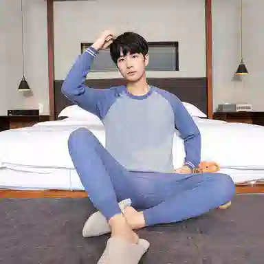 贴身领域 加绒加厚内衣防寒可外穿打底保暖套装 男款