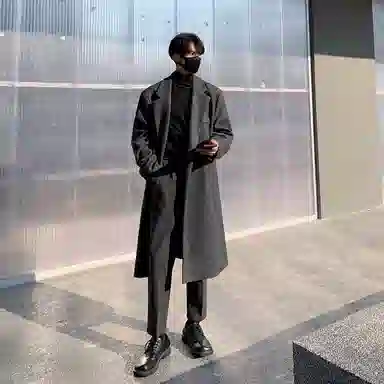 Hepburn Style Wool Coat