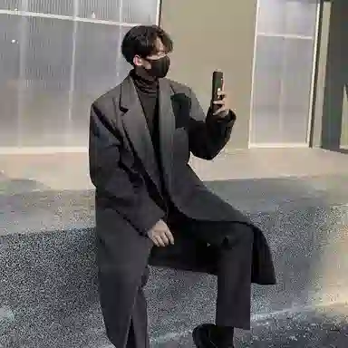 Hepburn Style Wool Coat