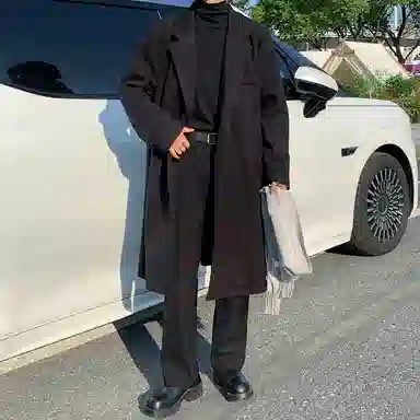 Hepburn Style Wool Coat