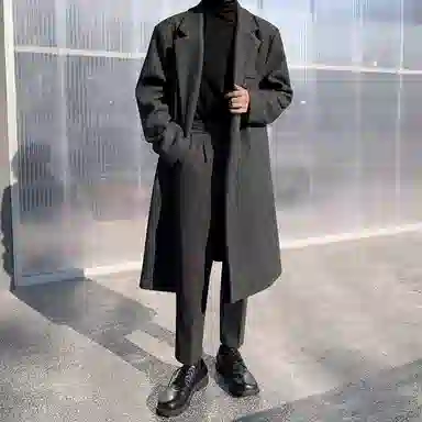 Hepburn Style Wool Coat