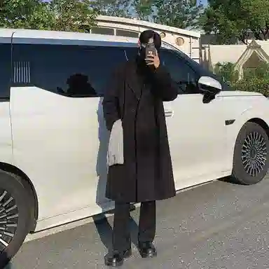 Hepburn Style Wool Coat