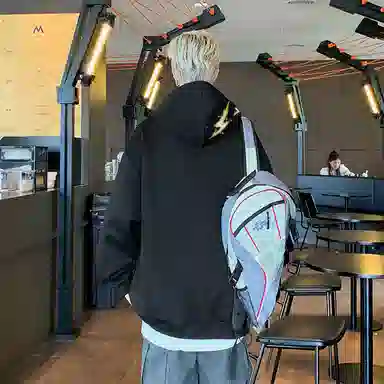 FONDLOOK Lightning Logo Hoodie