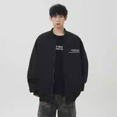 FONDLOOK Digital 7 Logo Coach Jacket