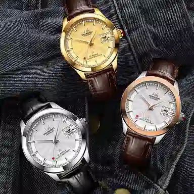 SHANGHAI Automatic Leather Watch