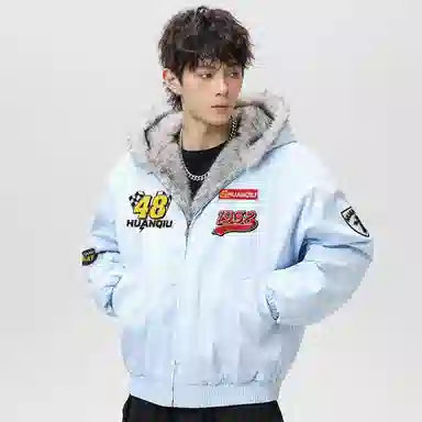 HUANQIU Barn Style Fleece Jacket