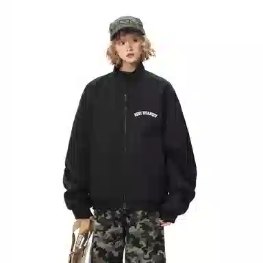 HUANQIU Classic Logo Zip Jacket