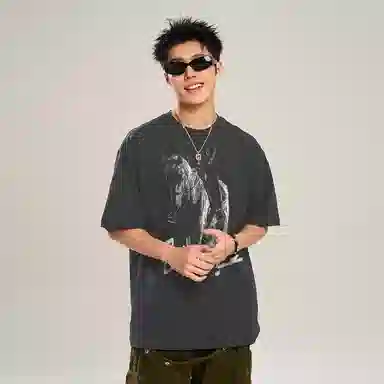 HUANQIU LogocleanfitT