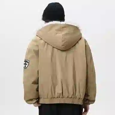 HUANQIU Barn Style Fleece Jacket