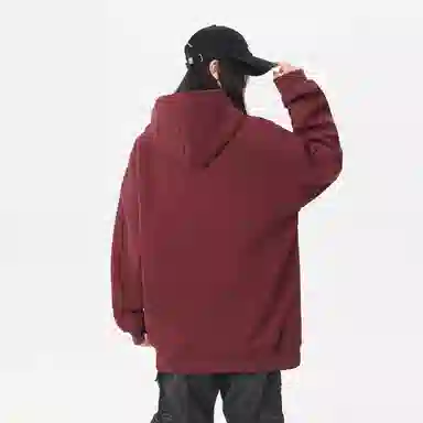 HUANQIU Logo Embroidered Hoodie