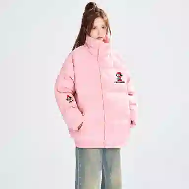 HUANQIU Retro College Windbreaker Jacket