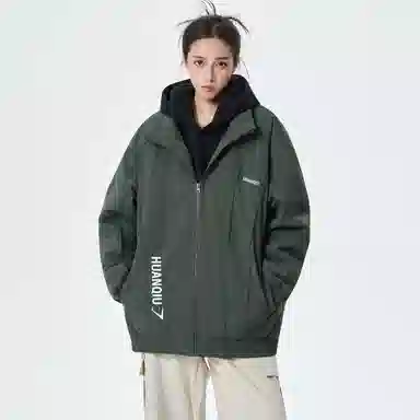 HUANQIU Classic Zip-Up Jacket