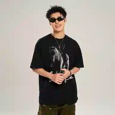 HUANQIU LogocleanfitT