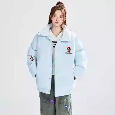 HUANQIU Retro College Windbreaker Jacket