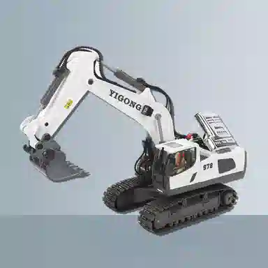 欧洛伊 工程车 挖掘机推土机 自卸车挖机 合金 遥控玩具