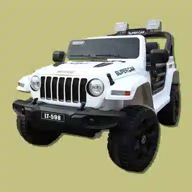 欧洛伊 电动车 可坐大人宝宝四轮车 可遥控越野汽车四驱 遥控玩具