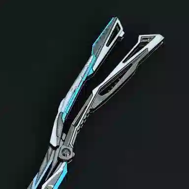 欧洛伊 蝴蝶刀 近战武器摆件 炫酷帅气把玩 未开刃 不可开刃 其他静态模型